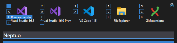 Visual Studio additional commands